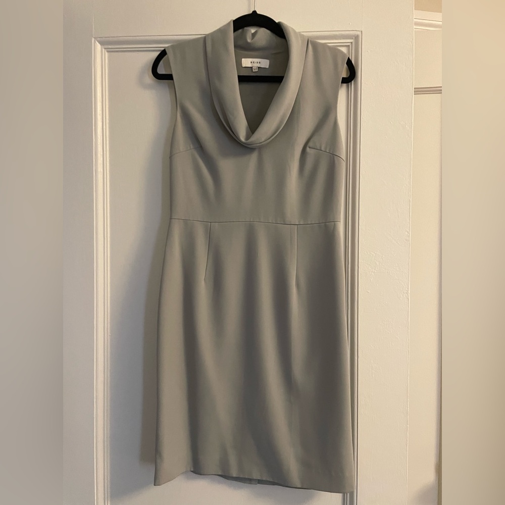 Grey cowl neck tank suit dress by Reiss, size 6